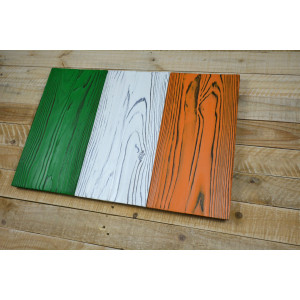 Irská vlajka z nového dřeva