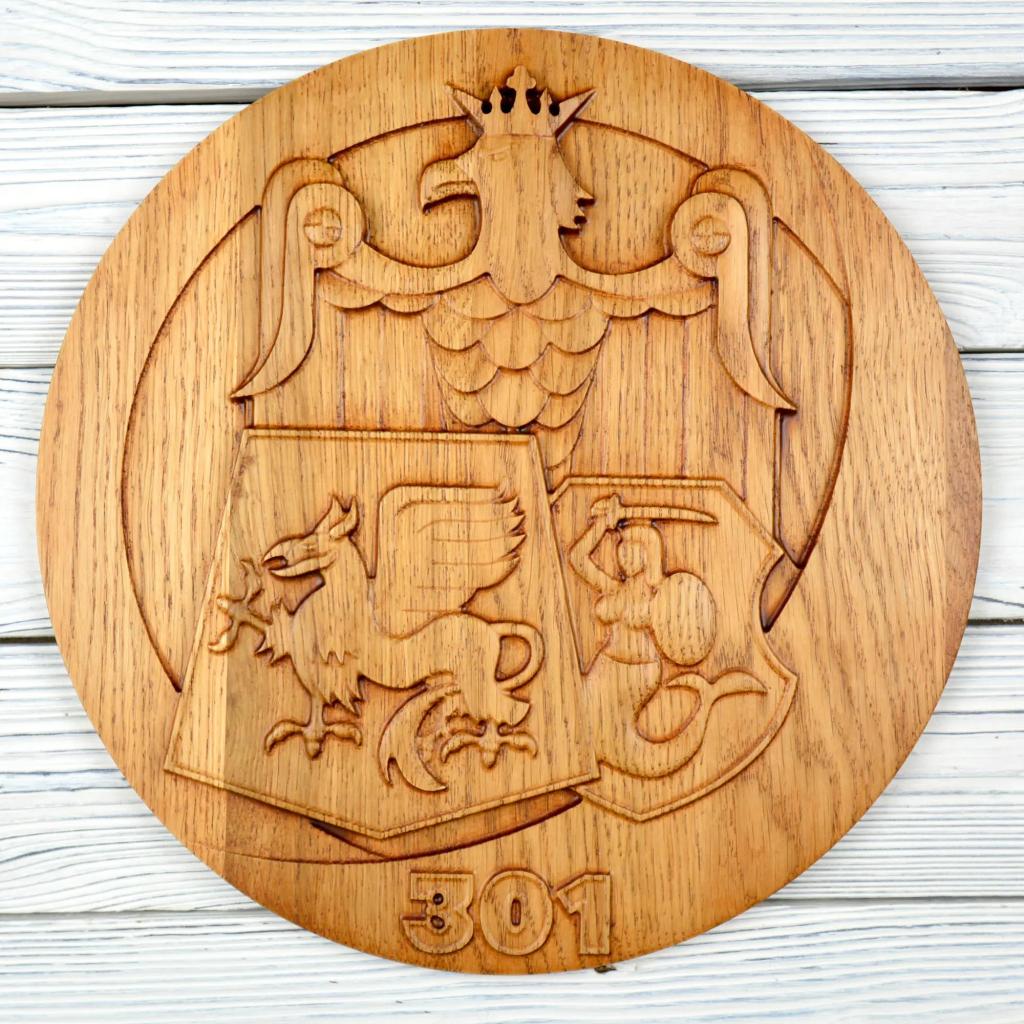 301. polská bombardovací peruť RAF - Dub - mořidlo Jatoba - matný - 30cm