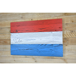 Lucemburská vlajka ze starého dřeva