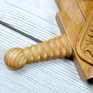 Emblem of the Czech Army - Oak - natural finish - semi-gloss - height 30 cm