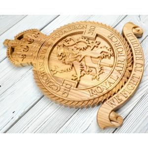 310. československá stíhací peruť RAF - Jasan - přírodní - matný - 40cm