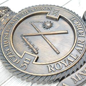 3D emblem of 311th Bombardment Squadron RAF - Solid wood | Woodflag