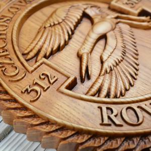 312. československá stíhací peruť RAF - Jasan - mořidlo Jatoba - matný - 40cm