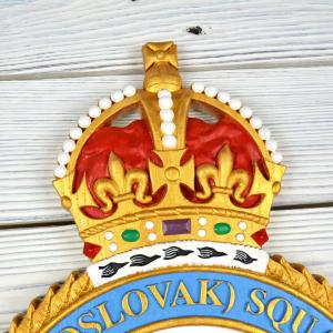 313th Czechoslovak Fighter Squadron, RAF – Jasan – hand-painted – 40 cm