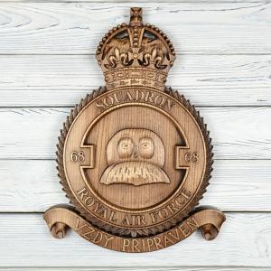 RAF 68th Squadron - Ash - Tobacco Stain - Matte - 40 cm