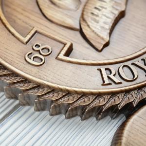 RAF 68th Squadron - Ash - Tobacco Stain - Matte - 40 cm