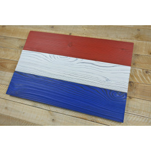 Nizozemská vlajka z nového dřeva