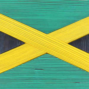 Jamajská vlajka z nového dřeva