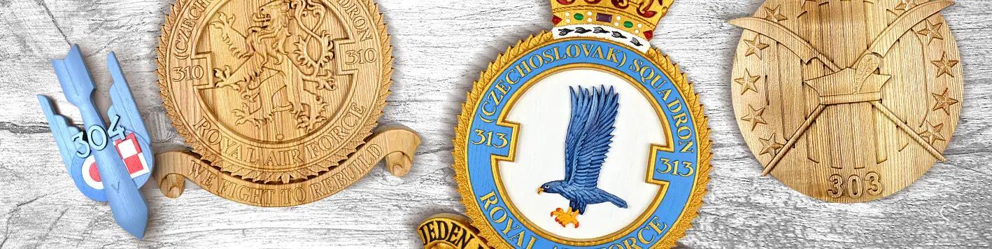 Wooden Historical Military Emblems from Solid Wood | woodflag.eu